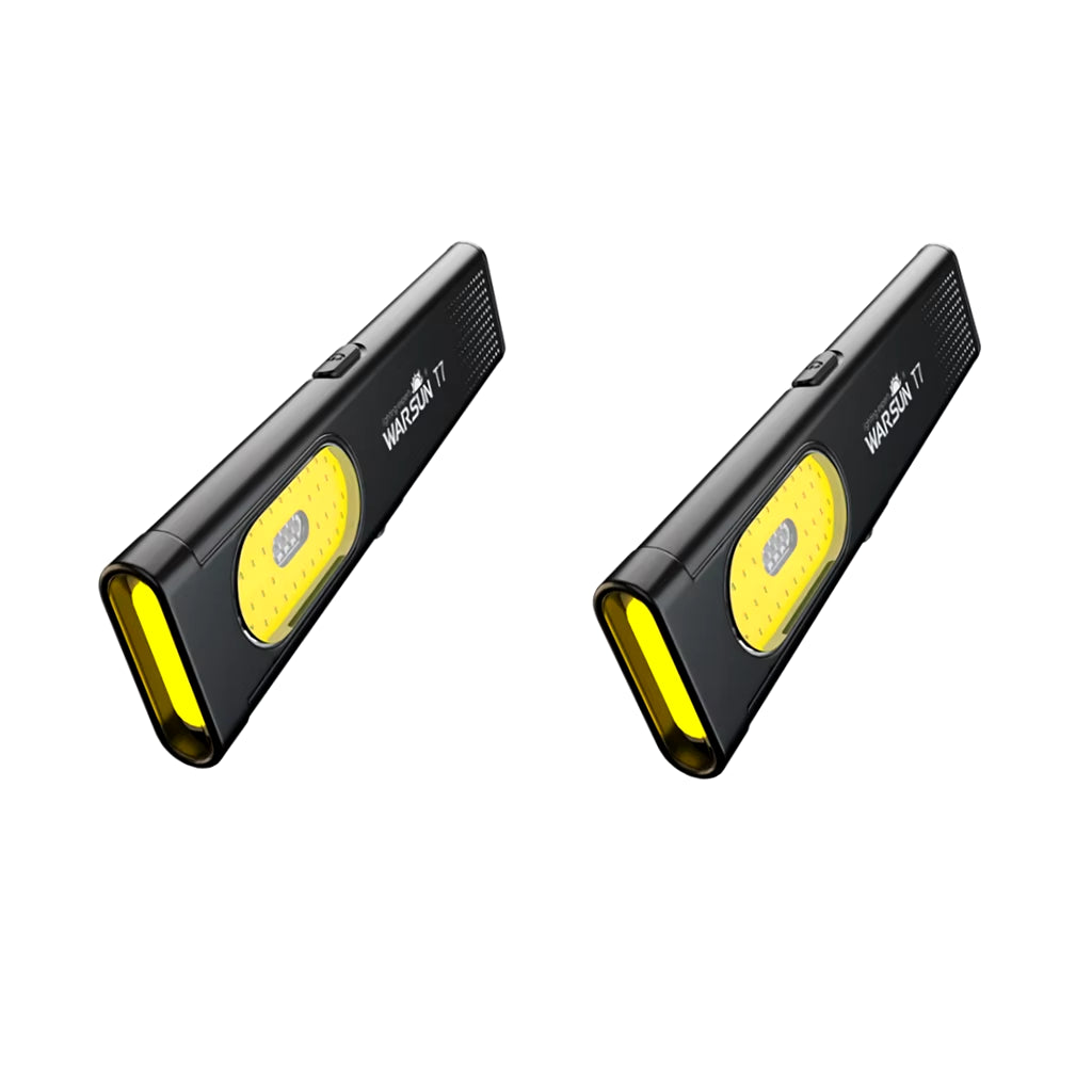T7 LED Torch Portable Mini Flashlight 800LM Rechargeable Pocket Light Magnetic Base Clip Work Light Hiking Fishing EDC