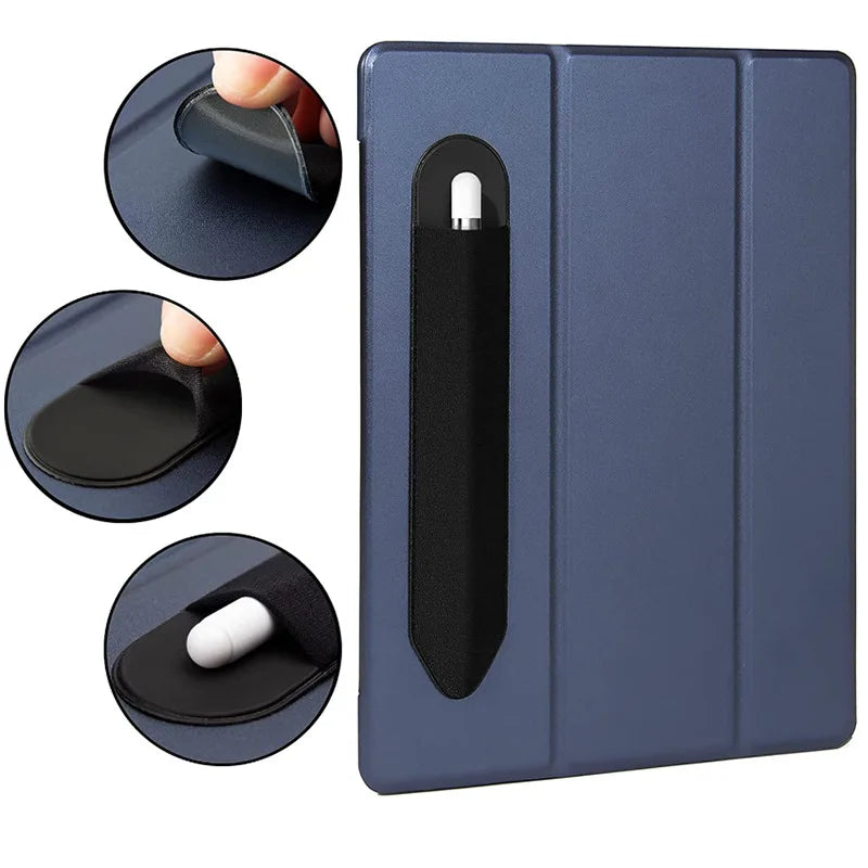 Universal Sticky Stylus Holder  Ipad Ipencil 2 1 Self Adhesive Sleeve Attached Pouch Bag Sleeve Pencil Holder
