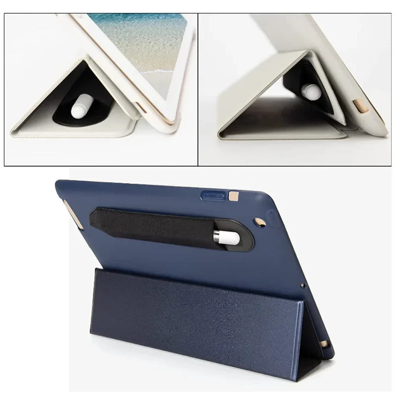 Universal Sticky Stylus Holder  Ipad Ipencil 2 1 Self Adhesive Sleeve Attached Pouch Bag Sleeve Pencil Holder