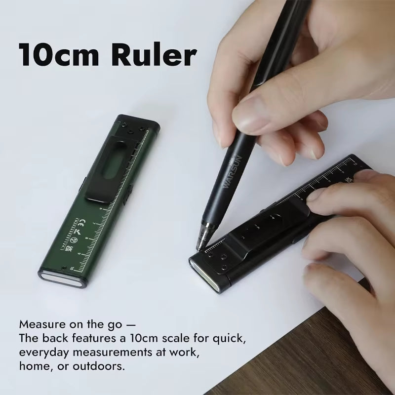 T7 LED Torch Portable Mini Flashlight 800LM Rechargeable Pocket Light Magnetic Base Clip Work Light Hiking Fishing EDC