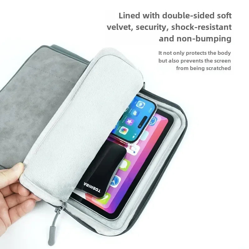 Tablet Bag Sleeve 6-11 Inch Handbag for Ipad Pro Samsung Xiaomi Lenovo Bag Cover Shockproof Portable Pouch Pockets Tablet Cases