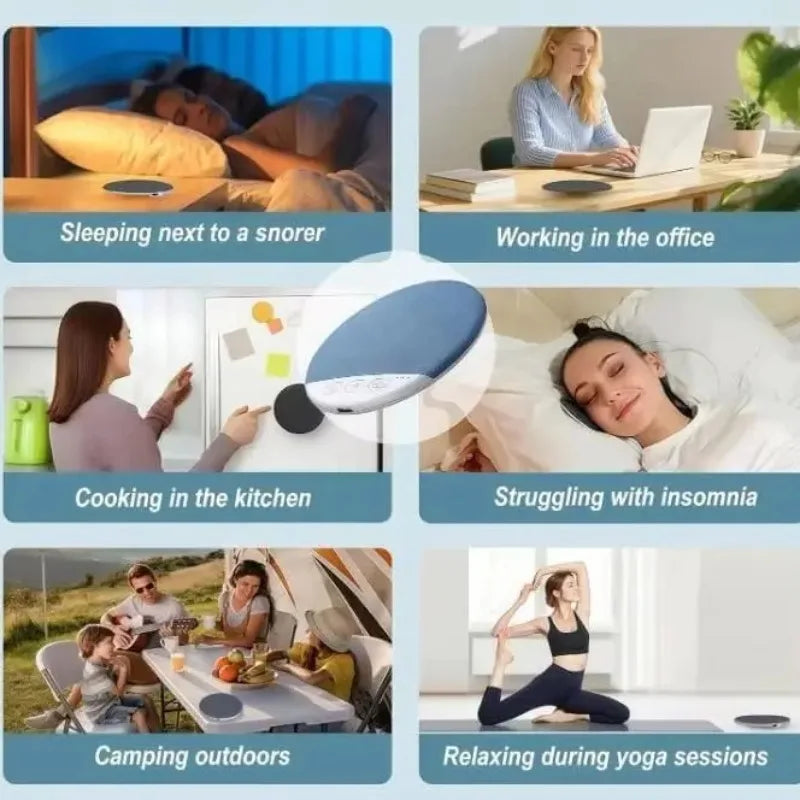Mini Wireless Bluetooth Sleep Speaker under Pillow High Tech Sound Disc Portable Rechargeable for Insomnia Relax Gift 1-4PCS 