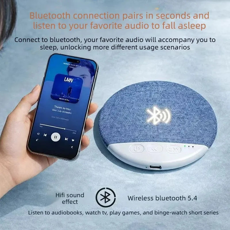 Mini Wireless Bluetooth Sleep Speaker under Pillow High Tech Sound Disc Portable Rechargeable for Insomnia Relax Gift 1-4PCS 