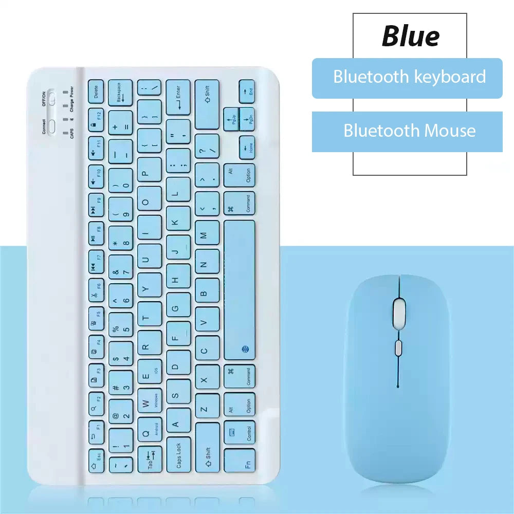Bluetooth Wireless Keyboard Universal Mobile Phone Tablet Keyboard and Mouse Mini Bluetooth Keyboard Ipad Keyboard Accessories