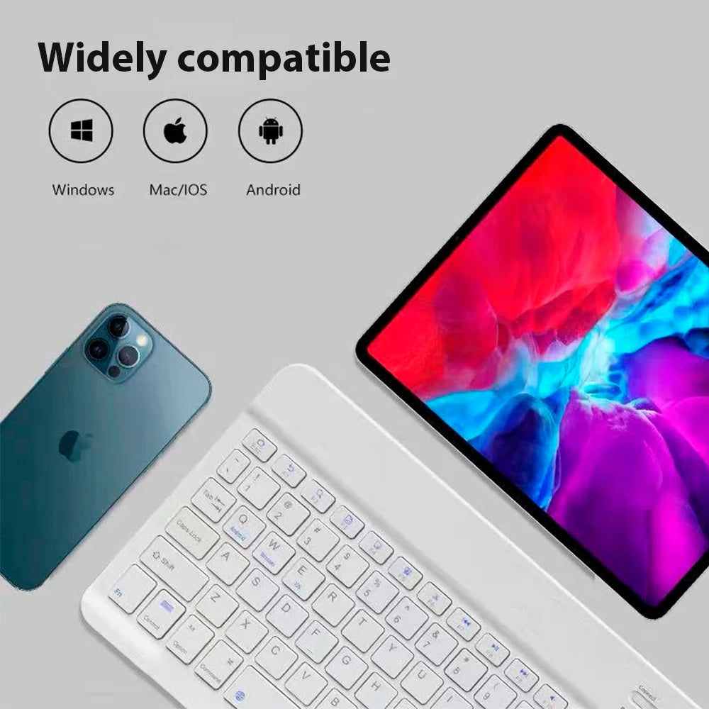Bluetooth Wireless Keyboard Universal Mobile Phone Tablet Keyboard and Mouse Mini Bluetooth Keyboard Ipad Keyboard Accessories