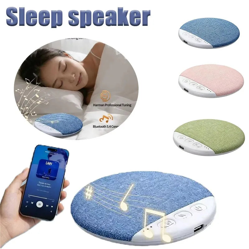 Mini Wireless Bluetooth Sleep Speaker under Pillow High Tech Sound Disc Portable Rechargeable for Insomnia Relax Gift 1-4PCS 