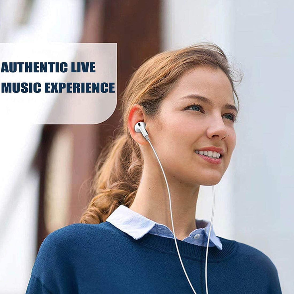 2 Pack-Apple Earbuds with Lightning Connector(Built-In Microphone & Volume Control) In-Ear Stereo Headphones Headset Compatible with Iphone 12/SE/11/XR/XS/X/7/7 Plus/8/8Plus - Support All Ios System